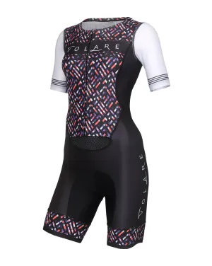 Volare Womens Vintage Sleeved Tri Suit