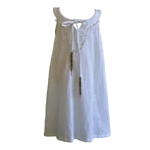 Willow and Finn Girls White Embroidery Dress