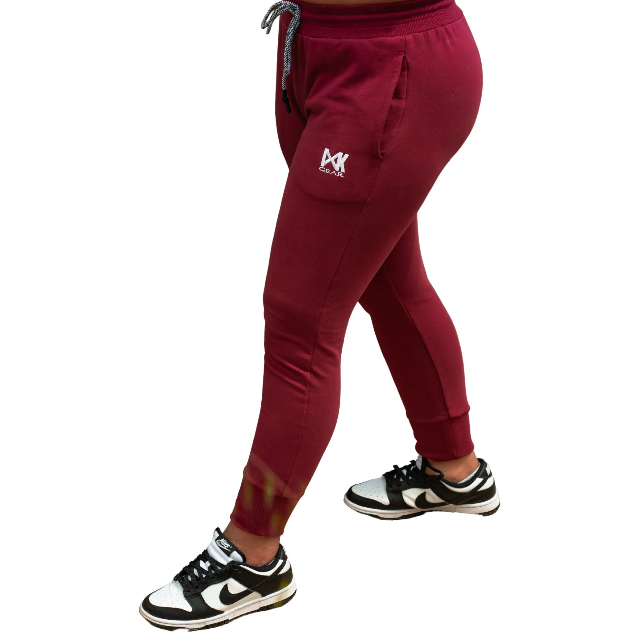 Women's Cropped Trackies - Black