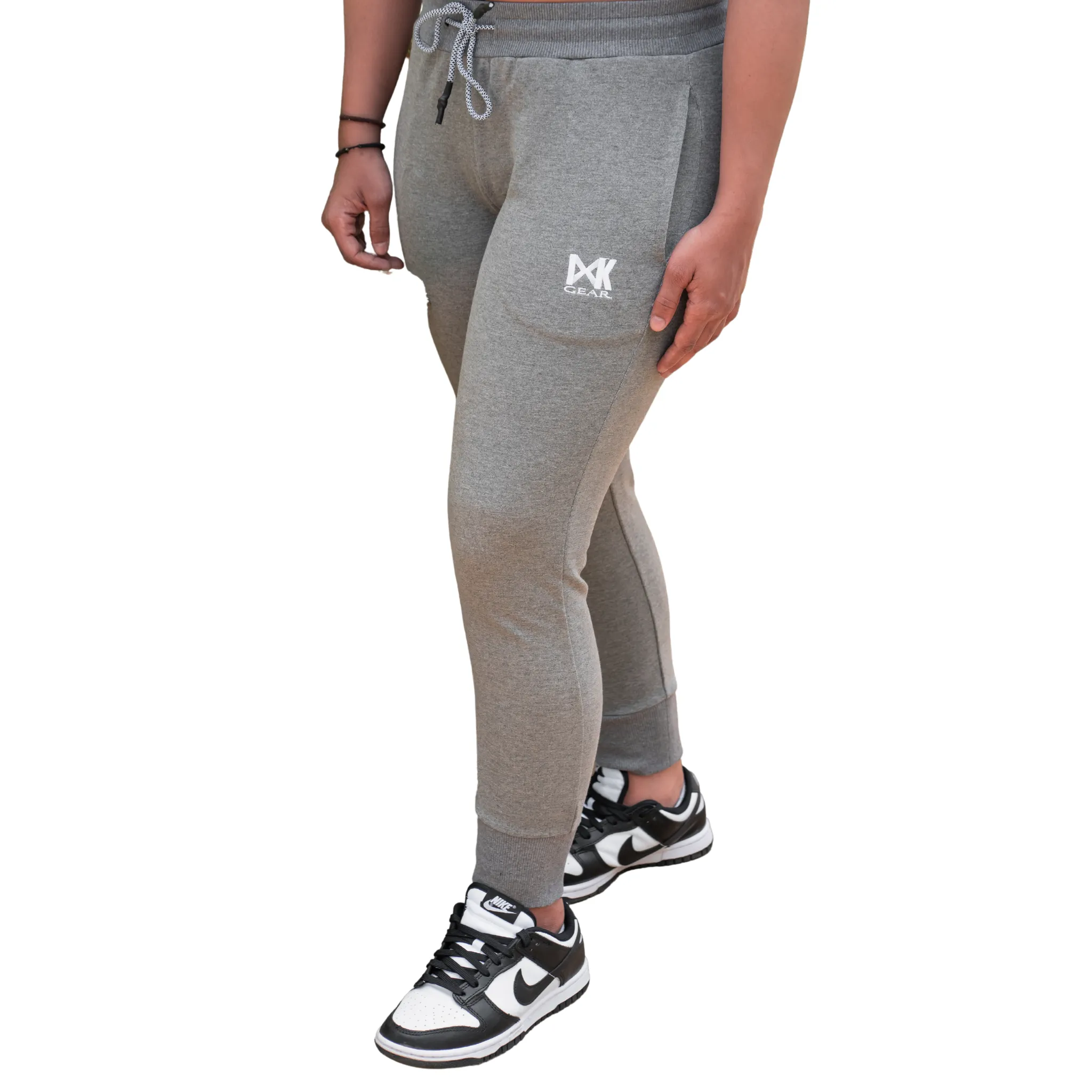 Women's Cropped Trackies - Black