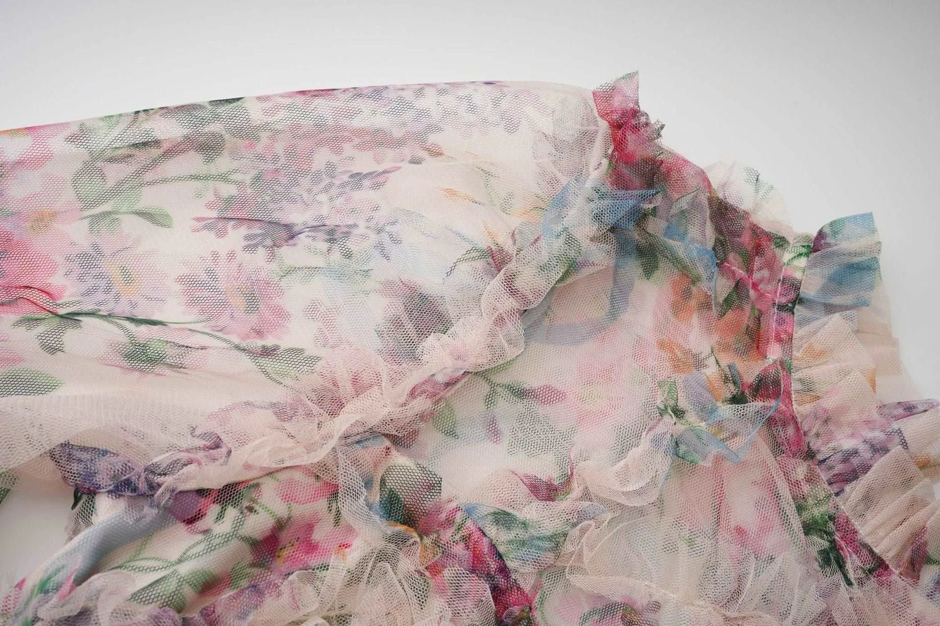 Women's Elegant Organza Pleated Dress
