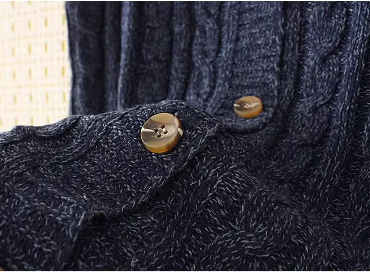 Women's Sweater Vest Sleeveless Button Down Knitted Cardigan Outwear with Pockets