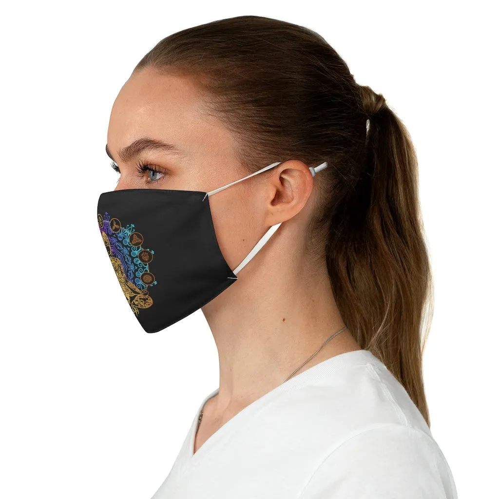 Yoga Spiritual Meditation Reusable Cloth Face Mask - Release 999 Angel Number