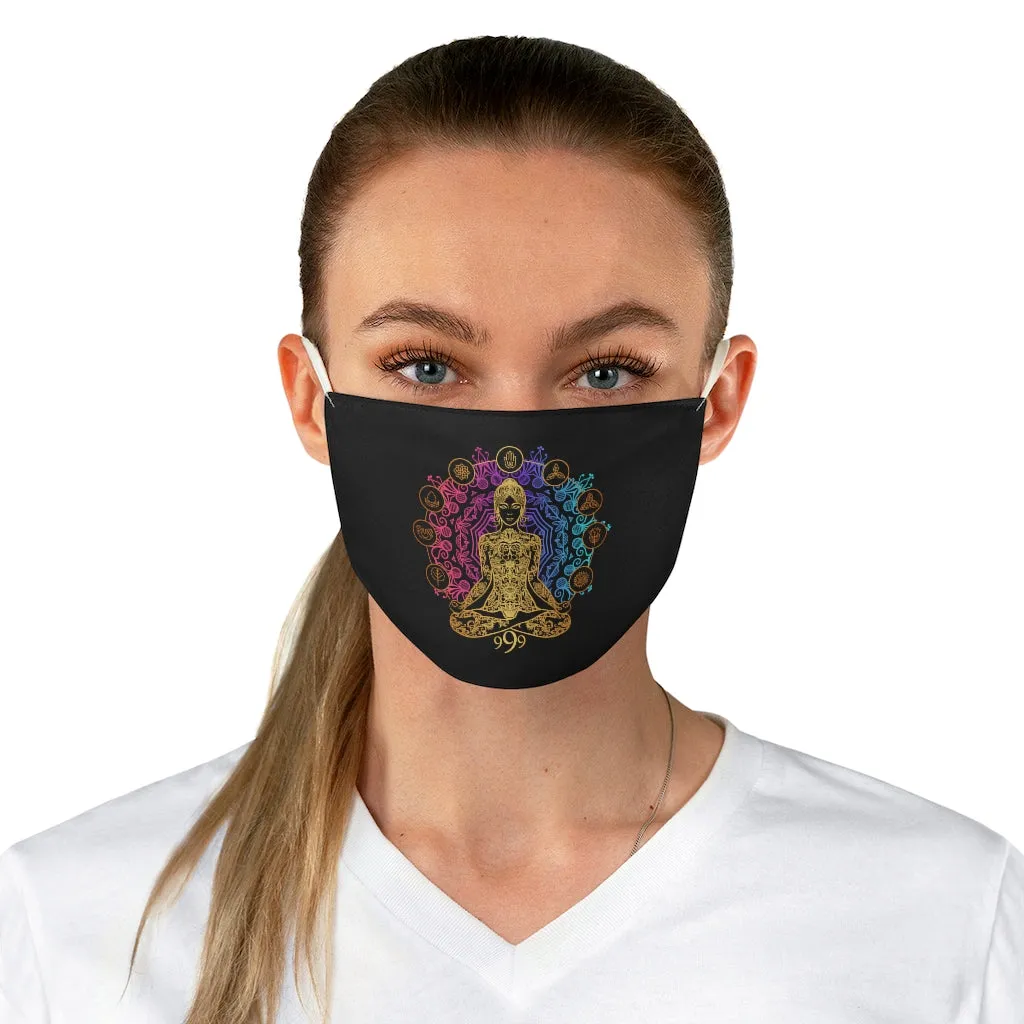 Yoga Spiritual Meditation Reusable Cloth Face Mask - Release 999 Angel Number